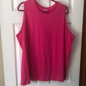 NWOT Lands End sleeveless size 3x got pink tank top